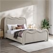 Meridian Furniture Gavin Beige Chenille Fabric Full Bed