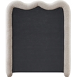 Meridian Furniture Gavin Beige Chenille Fabric Twin Bed