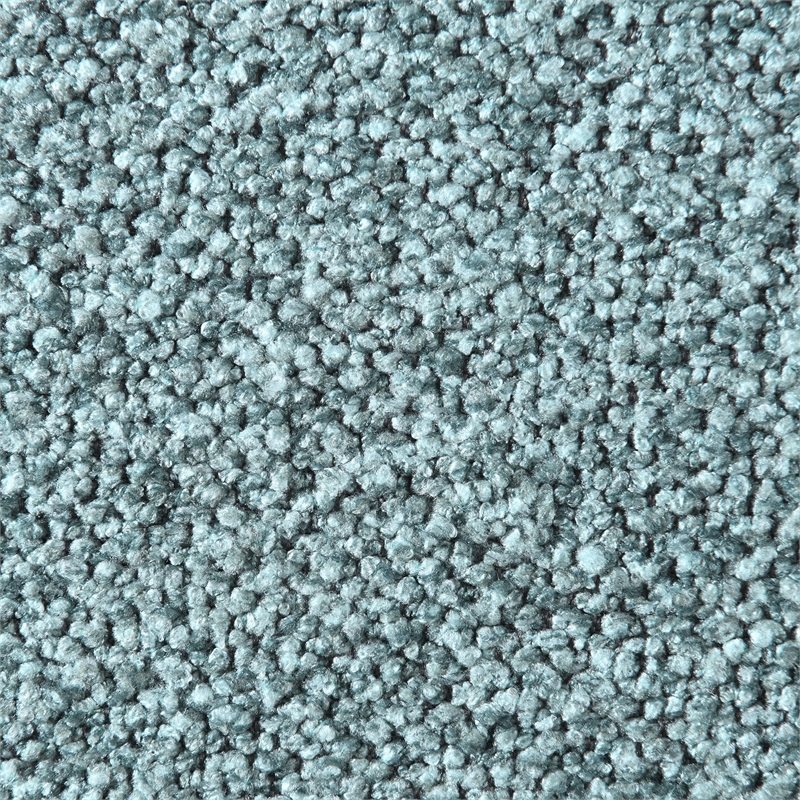 Meridian Furniture Gavin Blue Chenille Fabric Queen Bed