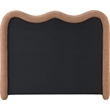 Meridian Furniture Gavin Cognac Chenille Fabric King Bed