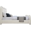Meridian Furniture Gavin Cream Chenille Fabric Full Bed