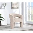Meridian Furniture Riz Beige Microsuede Corduroy Accent/Dining Chair