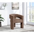 Meridian Furniture Riz Brown Microsuede Corduroy Accent/Dining Chair