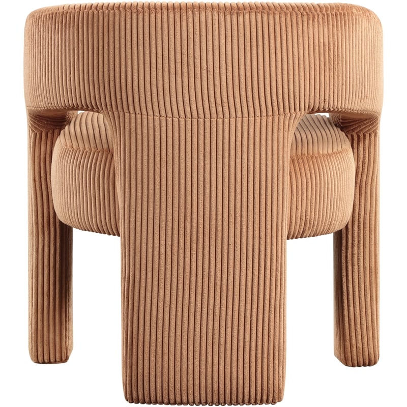 Meridian Furniture Riz Saddle Microsuede Corduroy Accent/Dining Chair