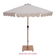 Meridian Furniture Amalfi Beige Polyester Patio Umbrella
