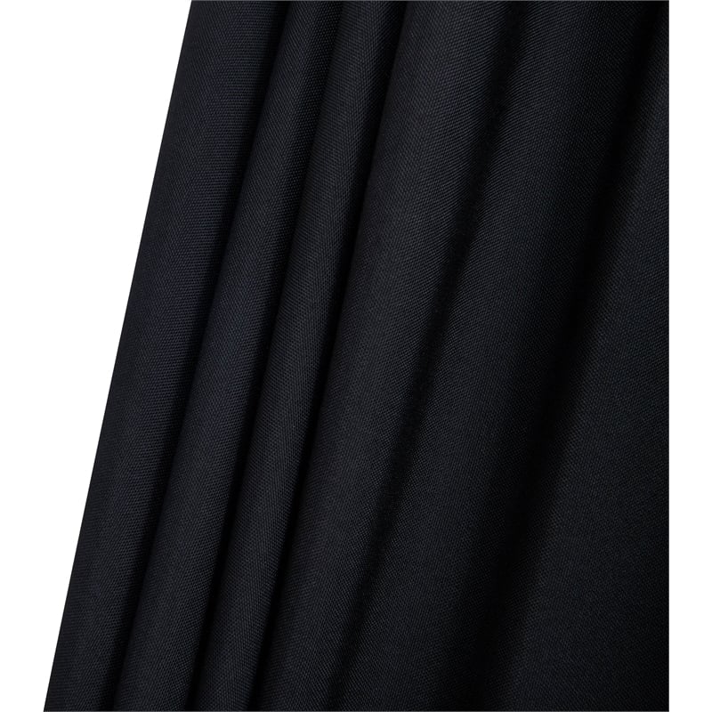 Meridian Furniture Amalfi Black Polyester Patio Umbrella with Base Set
