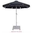 Meridian Furniture Amalfi Black Polyester Patio Umbrella