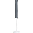 Meridian Furniture Amalfi Navy Polyester Patio Umbrella with Base Set