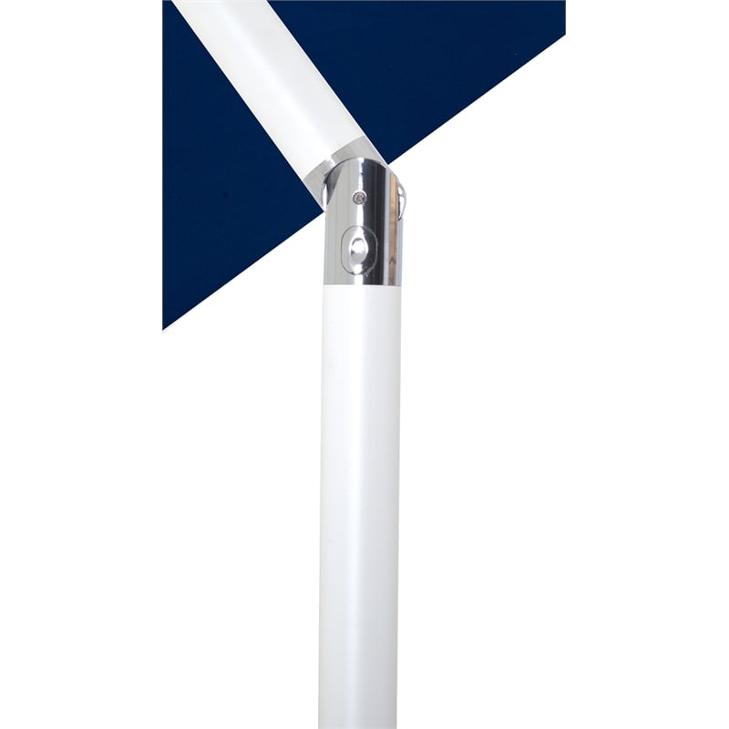 Meridian Furniture Amalfi Navy Polyester Patio Umbrella
