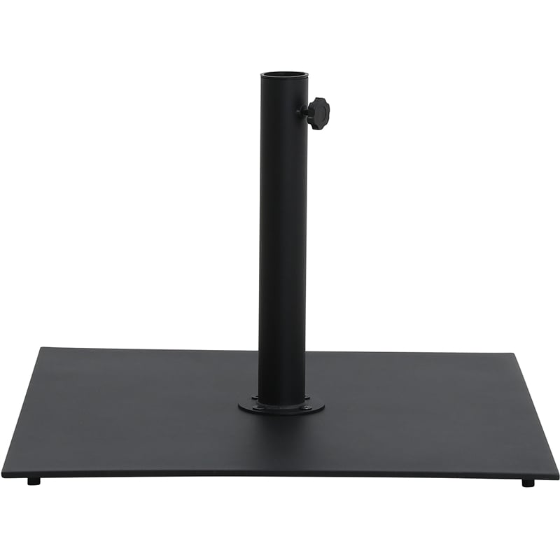 Meridian Furniture Belize Black Steel Patio Umbrella Base