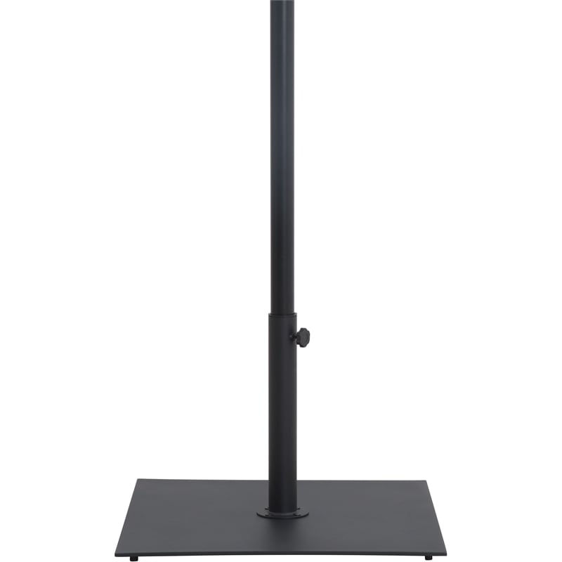 Meridian Furniture Belize Black Steel Patio Umbrella Base