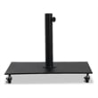 Meridian Furniture Belize Black Steel Patio Umbrella Base