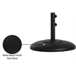 Meridian Furniture Cozumel Black Steel Patio Umbrella Base