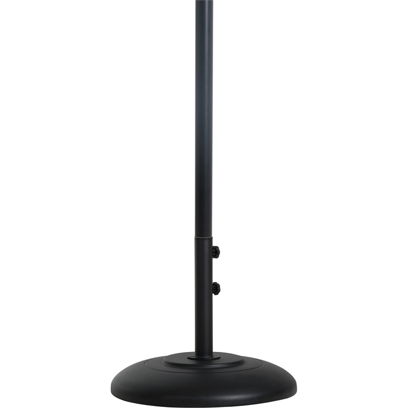 Meridian Furniture Cozumel Black Steel Patio Umbrella Base