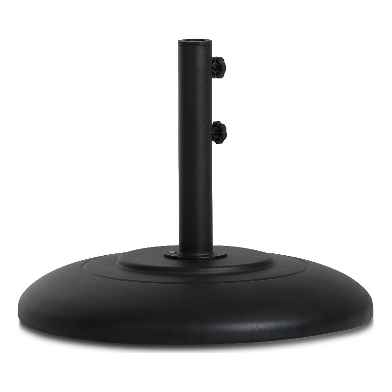 Meridian Furniture Cozumel Black Steel Patio Umbrella Base