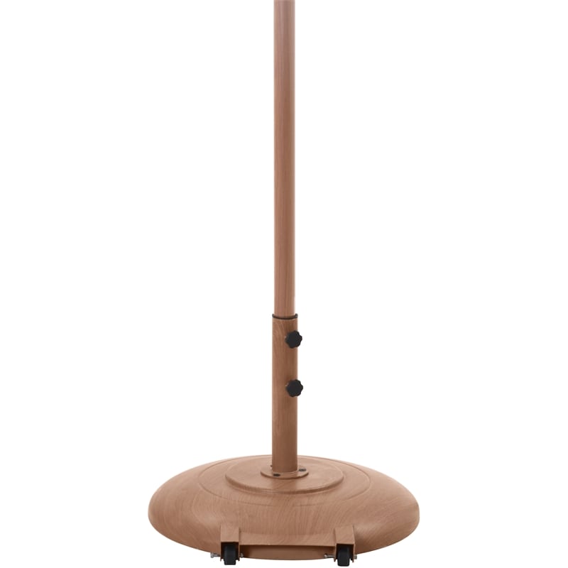Meridian Furniture Cozumel Teak Steel Patio Umbrella Base