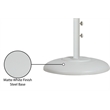 Meridian Furniture Cozumel White Steel Patio Umbrella Base