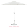 Meridian Furniture Cozumel White Steel Patio Umbrella Base