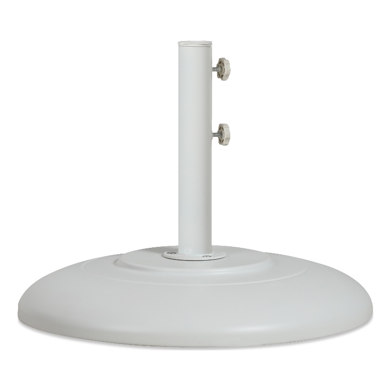Meridian Furniture Cozumel White Steel Patio Umbrella Base