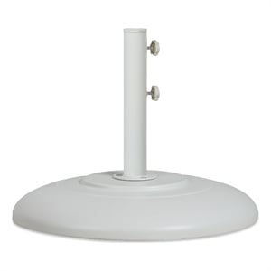 Meridian Furniture Cozumel White Steel Patio Umbrella Base