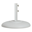 Meridian Furniture Cozumel White Steel Patio Umbrella Base