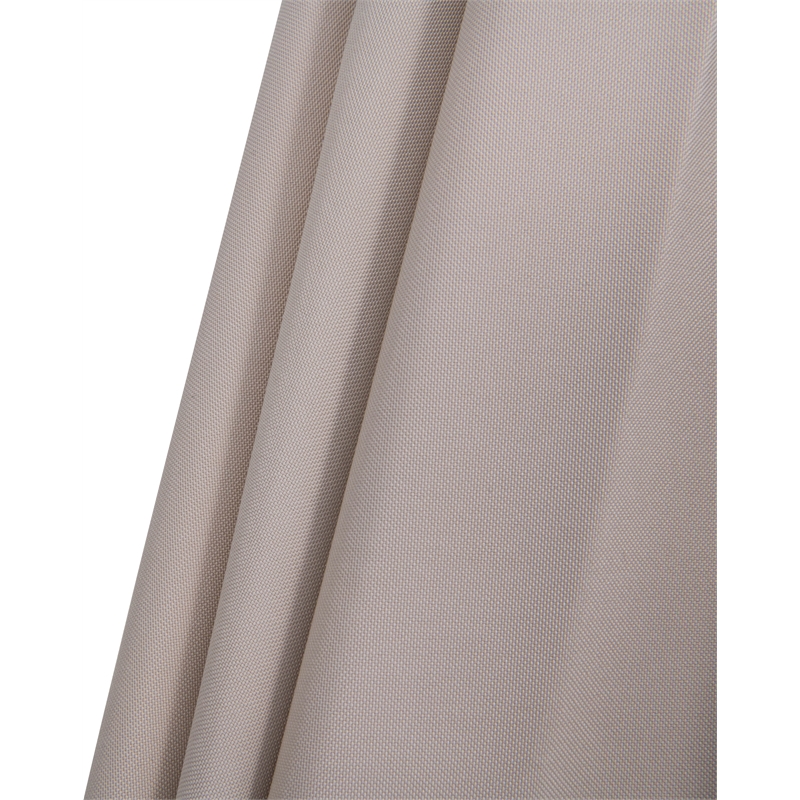 Meridian Furniture Fiji Beige Polyester Patio Umbrella with Base Set