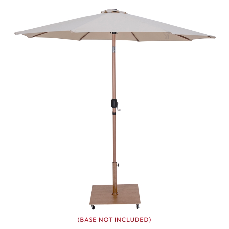 Meridian Furniture Fiji Beige Polyester Patio Umbrella