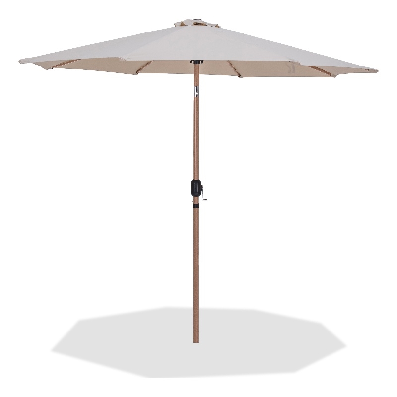 Meridian Furniture Fiji Beige Polyester Patio Umbrella