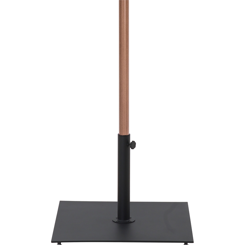 Meridian Furniture Fiji Navy Polyester Patio Umbrella with Base Set