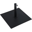Meridian Furniture Fiji Navy Polyester Patio Umbrella with Base Set