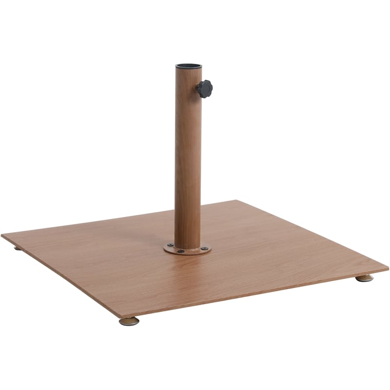 Meridian Furniture Fiji Navy Polyester Patio Umbrella with Base Set