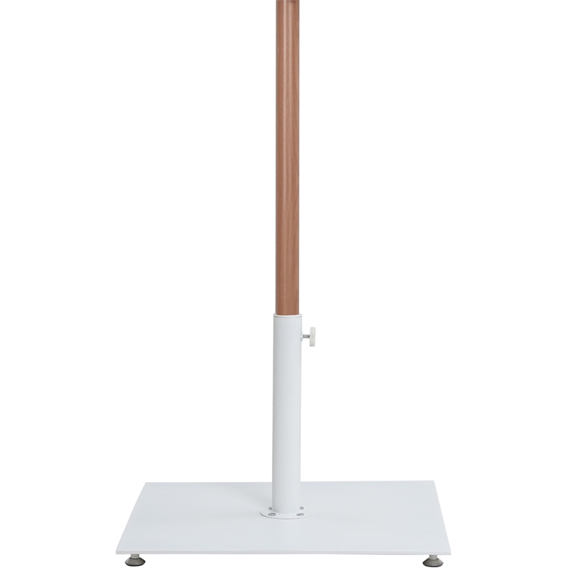 Meridian Furniture Fiji Navy Polyester Patio Umbrella with Base Set