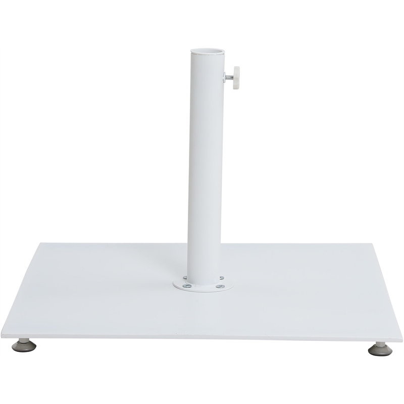 Meridian Furniture Fiji Navy Polyester Patio Umbrella with Base Set