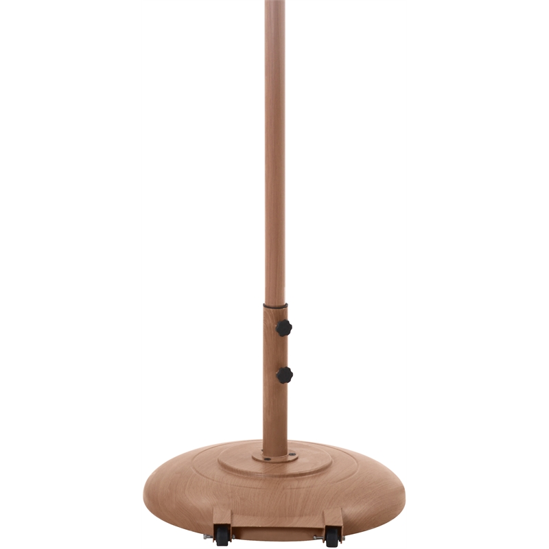 Meridian Furniture Fiji Navy Polyester Patio Umbrella with Base Set