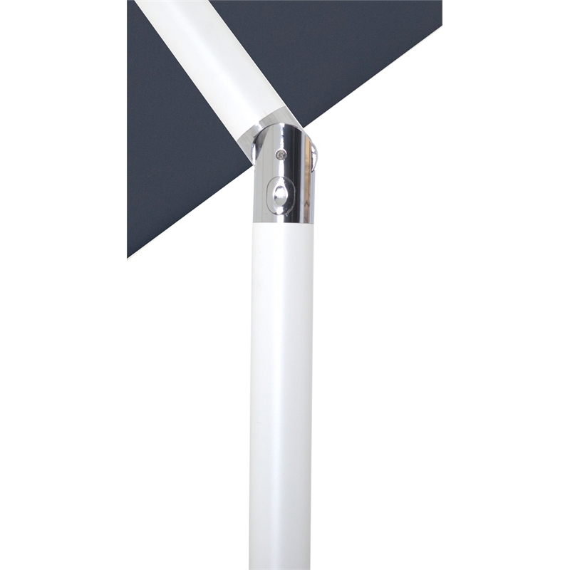 Meridian Furniture Fiji Grey Polyester Patio Umbrella