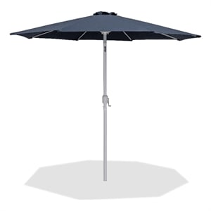 Meridian Furniture Fiji Grey Polyester Patio Umbrella