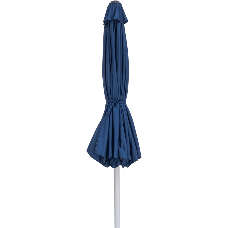 Meridian Furniture Fiji Navy Polyester Patio Umbrella