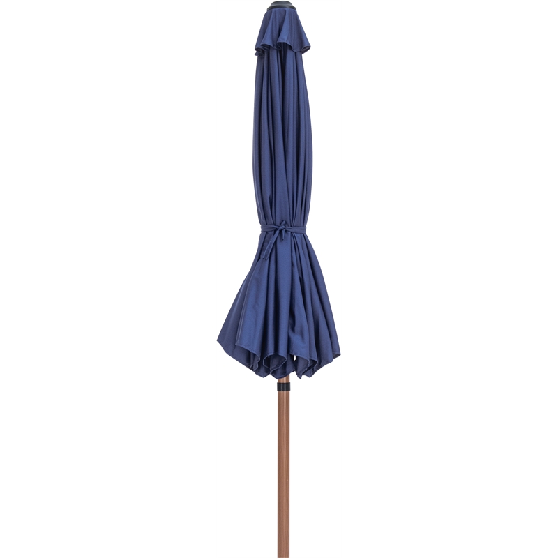 Meridian Furniture Fiji Navy Polyester Patio Umbrella