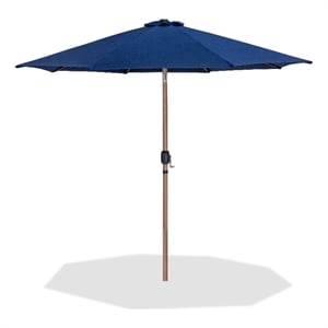 Meridian Furniture Fiji Navy Polyester Patio Umbrella