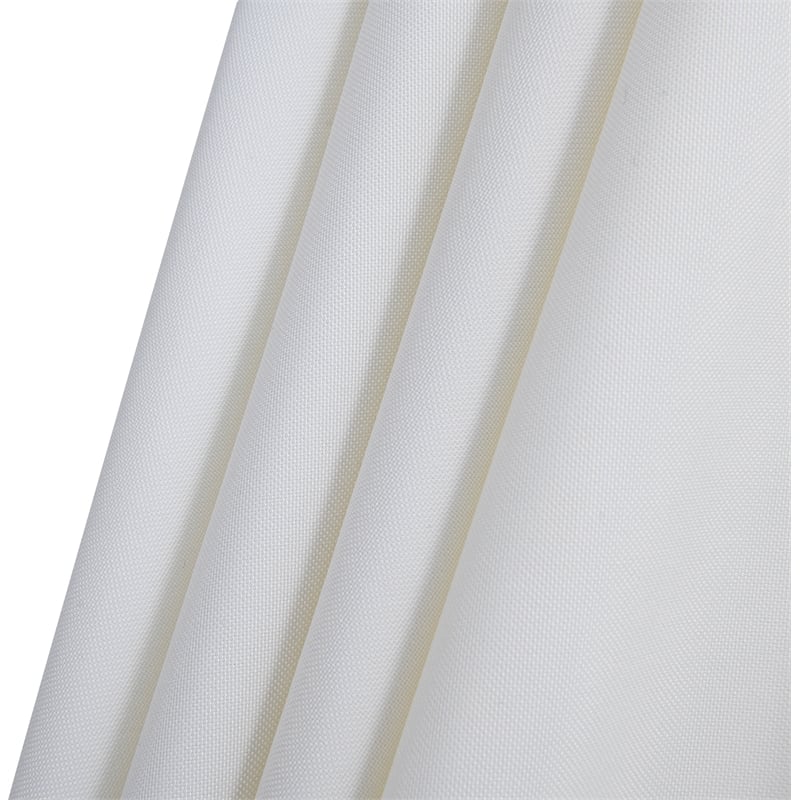Meridian Furniture Fiji White Polyester Patio Umbrella with Base Set