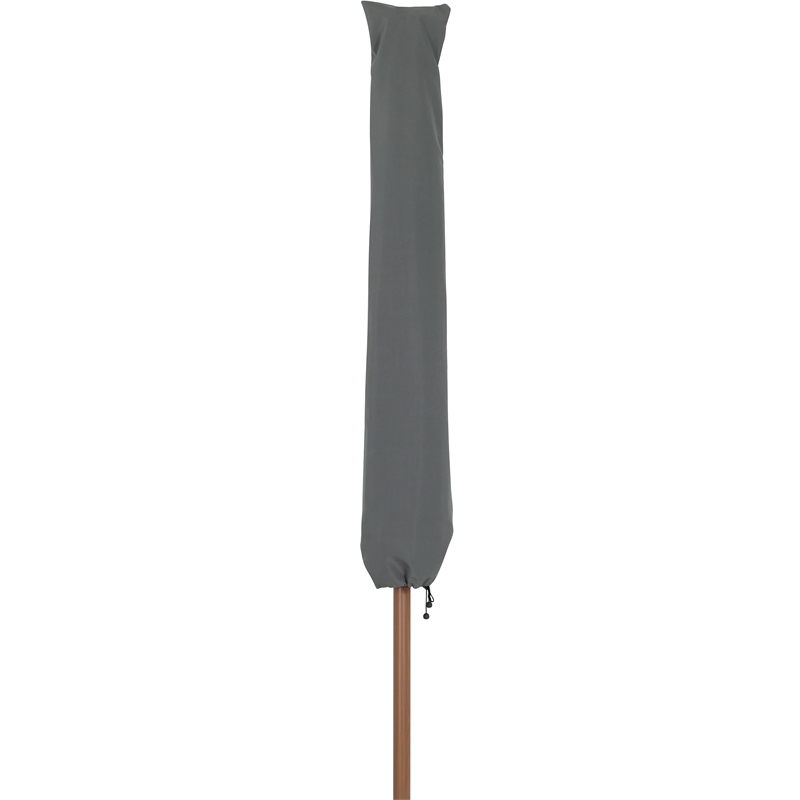 Meridian Furniture Fiji White Polyester Patio Umbrella