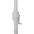 Meridian Furniture Fiji Beige Polyester Patio Umbrella with Base Set