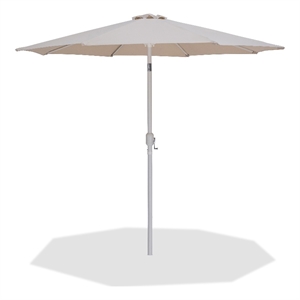 Meridian Furniture Fiji Beige Polyester Patio Umbrella
