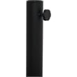 Meridian Furniture Fiji Black Polyester Patio Umbrella with Base Set