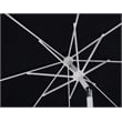 Meridian Furniture Fiji Black Polyester Patio Umbrella with Base Set