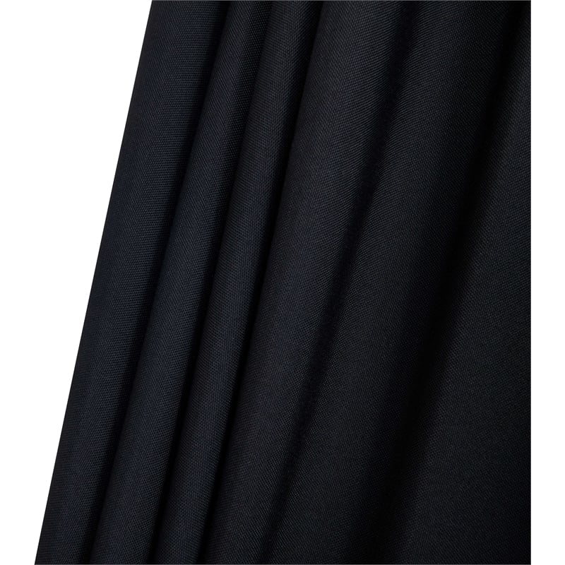 Meridian Furniture Fiji Black Polyester Patio Umbrella with Base Set