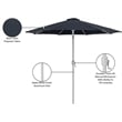 Meridian Furniture Fiji Black Polyester Patio Umbrella