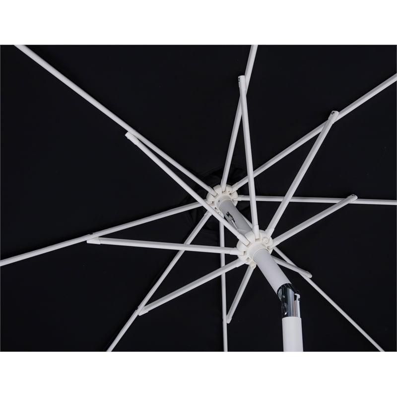 Meridian Furniture Fiji Black Polyester Patio Umbrella