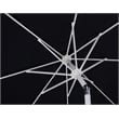 Meridian Furniture Fiji Black Polyester Patio Umbrella