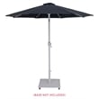 Meridian Furniture Fiji Black Polyester Patio Umbrella
